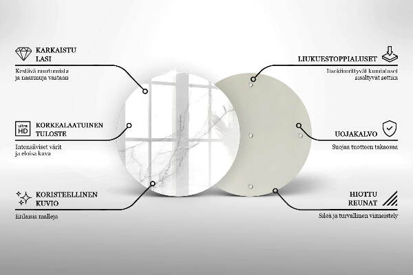 Unterlage für Kerzen Marmorstein-Hintergrund