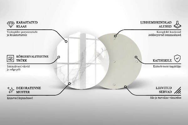 Unterlage für Kerzen Marmorstein-Hintergrund