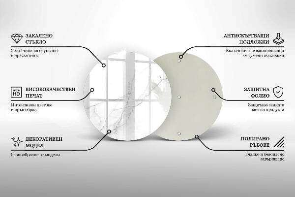 Unterlage für Kerzen Marmorstein-Hintergrund