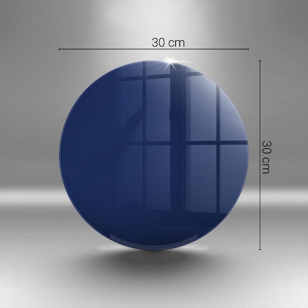 Unterlage für Kerzen Blaue Farbe