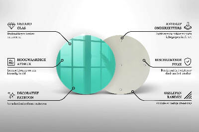 Unterlage für Kerzen Grüne Farbe