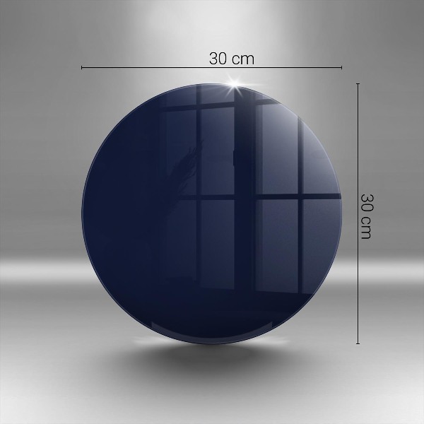 Unterlage für Kerzen Marineblaue Farbe