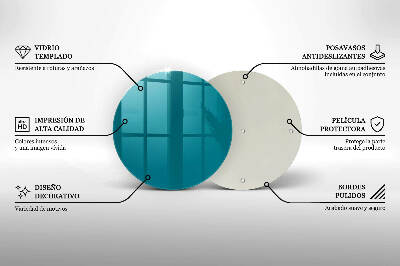 Grabkerzen Unterlage Türkisfarben