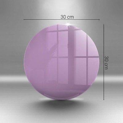 Unterlage für Kerzen Violett