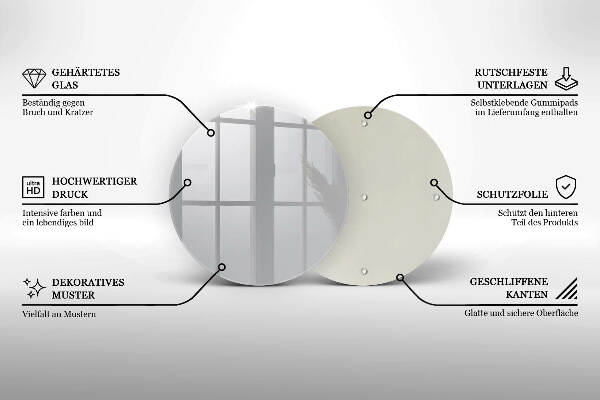 Grabkerzen Unterlage Grau