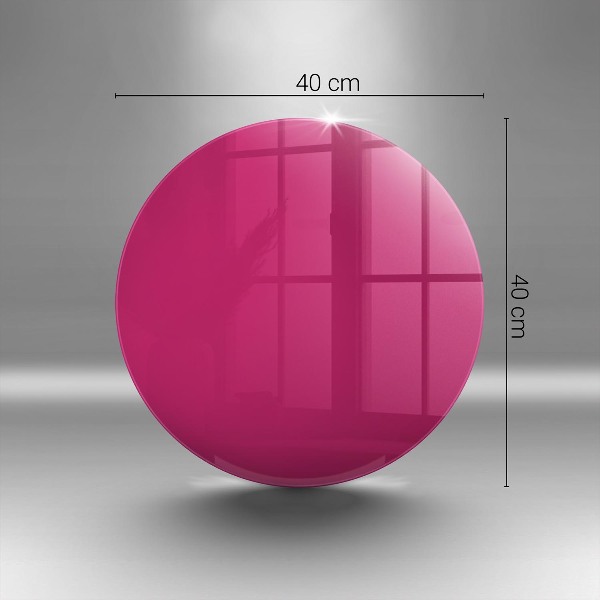 Unterlage für Kerzen Rosa Farbe