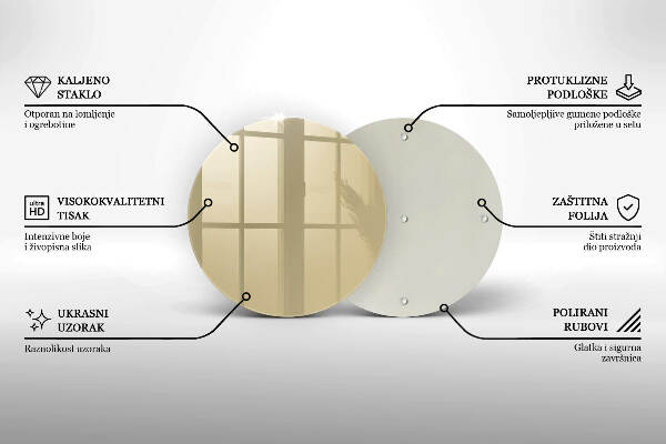 Grabkerzen Unterlage Beige