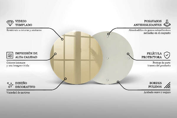 Grabkerzen Unterlage Beige