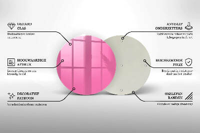 Grabkerzen Unterlage Rosa Farbe