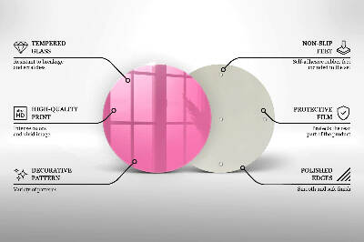 Grabkerzen Unterlage Rosa Farbe