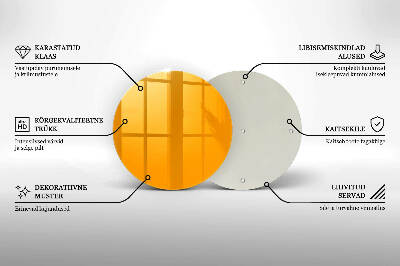 Grabkerzen Unterlage Dunkelgelbe Farbe