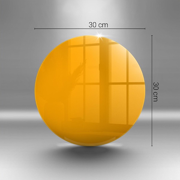 Grabkerzen Unterlage Dunkelgelbe Farbe