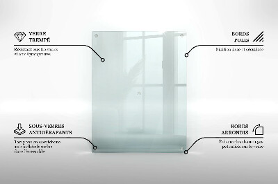 Untersetzer für Grabkerze rechteckige transparente