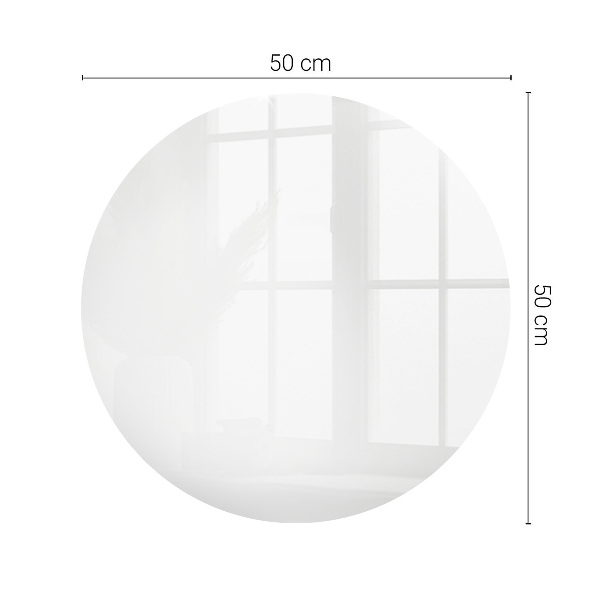 Glastischplatte Farbe Weiß, glatt