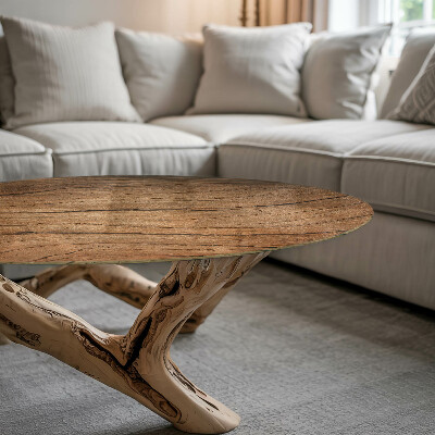 Glastischplatte Natürliche Holzmaserung