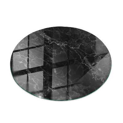 Runde tischplatte Marmormuster mit Adern