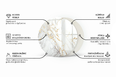 Runde tischplatte Naturholz mit Harz