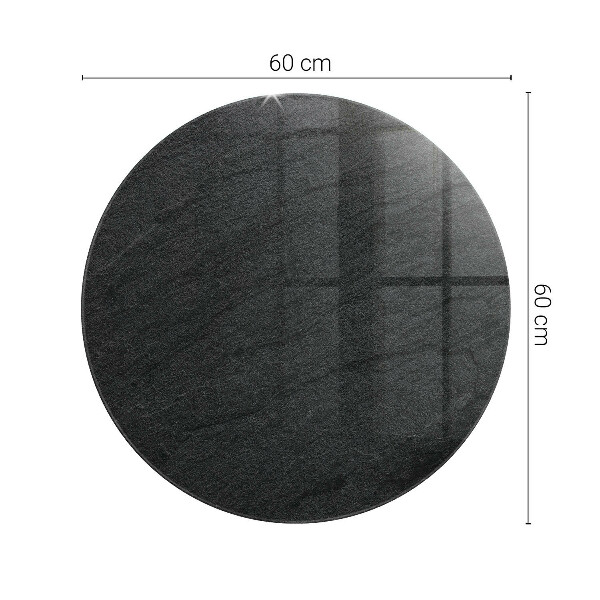 Glastischplatte Natürliche Steinstruktur