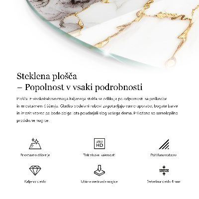 Runde tischplatte Natürliche Holzmaserung