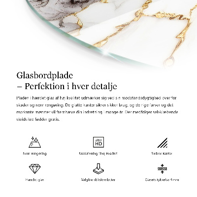 Glastischplatte Der Aufbau von Holzbrettern