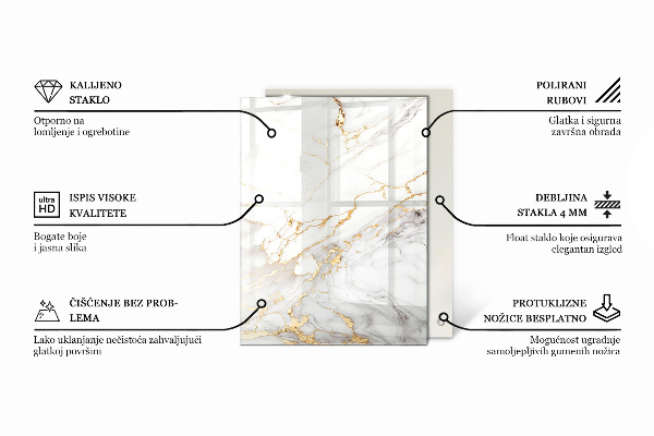 Rechteckige tischplatte Ökologische Holzstruktur