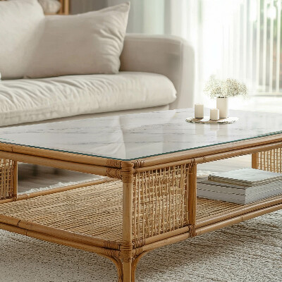 Glas für tischplatte Muster, das Marmor imitiert