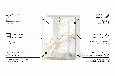 Rechteckige tischplatte Reinweiß