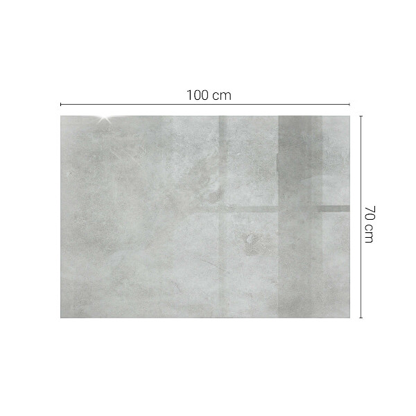Rechteckige tischplatte Kratzer auf der Betonoberfläche