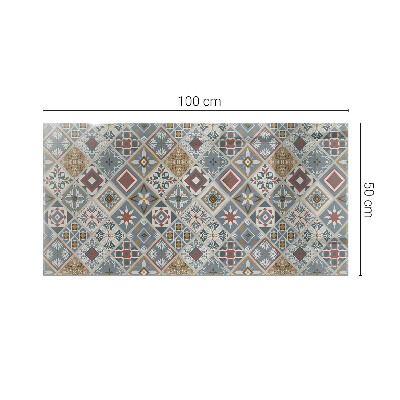 Glas für tischplatte Dekorative Mosaike mit Details