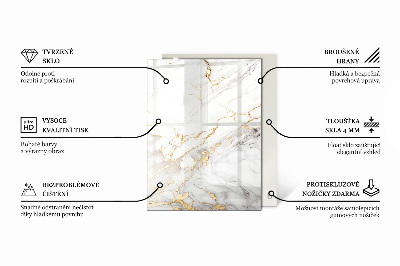 Rechteckige tischplatte Stilvolles Waldmotiv