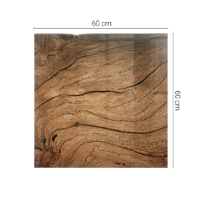 Rechteckige tischplatte Stilvolles Waldmotiv