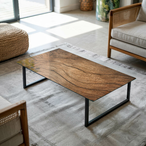 Rechteckige tischplatte Stilvolles Waldmotiv