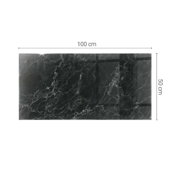 Glas für tischplatte Marmor mit feinen Adern