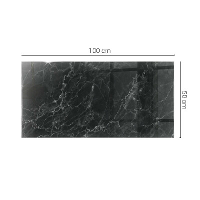 Glas für tischplatte Marmor mit feinen Adern