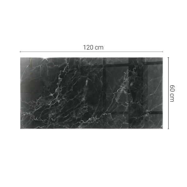 Glas für tischplatte Marmor mit feinen Adern