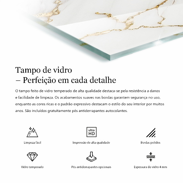 Rechteckige tischplatte Steintexturmotiv