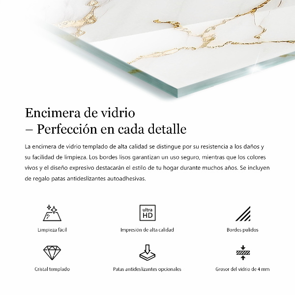 Rechteckige tischplatte Feine Marmoradern