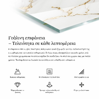 Rechteckige tischplatte Marmoradern im Design