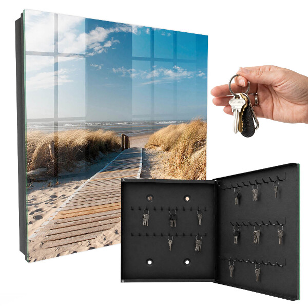 Schlüsselkasten mit Motiv ruhiger Strand