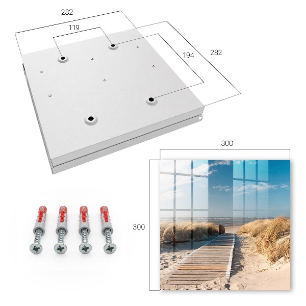 Schlüsselkasten mit Motiv ruhiger Strand