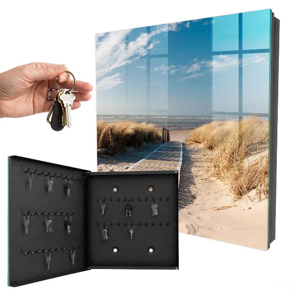 Schlüsselkasten mit Motiv ruhiger Strand