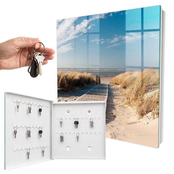 Schlüsselkasten mit Motiv ruhiger Strand