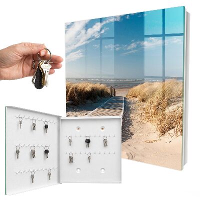 Schlüsselkasten mit Motiv ruhiger Strand