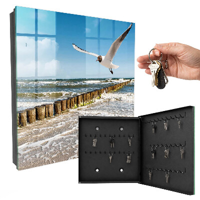 Schlüsselbox für die Wand im maritimen Design