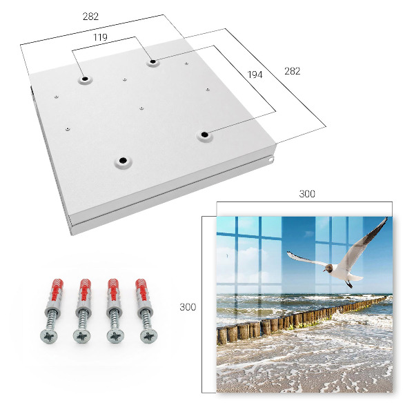 Schlüsselbox für die Wand im maritimen Design