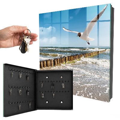 Schlüsselbox für die Wand im maritimen Design
