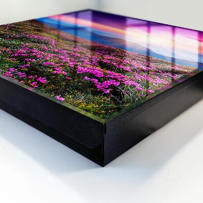 Schlüsselbox zur Wandmontage Motiv Morgen in den Bergen