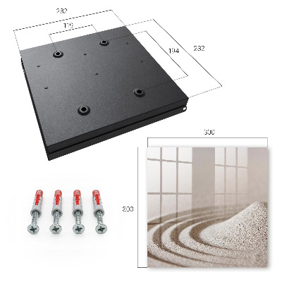 Schlüsselbox im Zen-Garten-Design