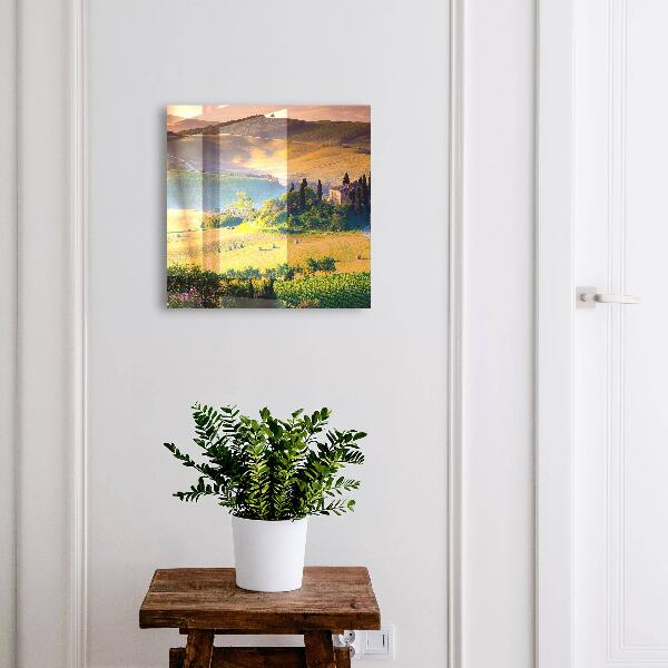 Schlüsselbox für die Wand Motiv Toskanische Idylle