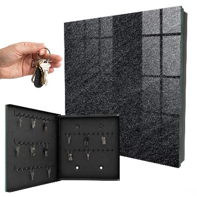 Schlüsselbox für die Wand mit Steinstruktur